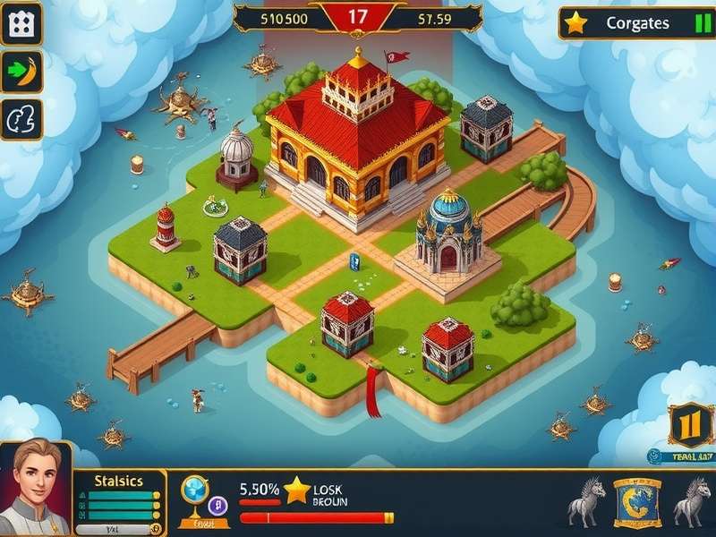 Noble Empire Rise gameplay screenshot showing empire building